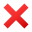 :x: ❌